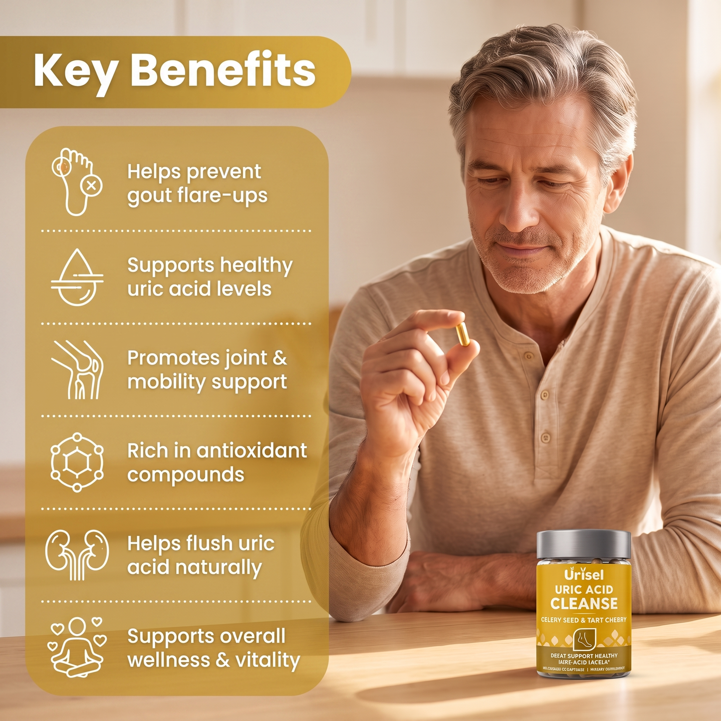 Urisel® Uric Acid Cleanse Capsules