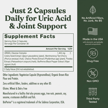 Urisel® Uric Acid Cleanse Capsules