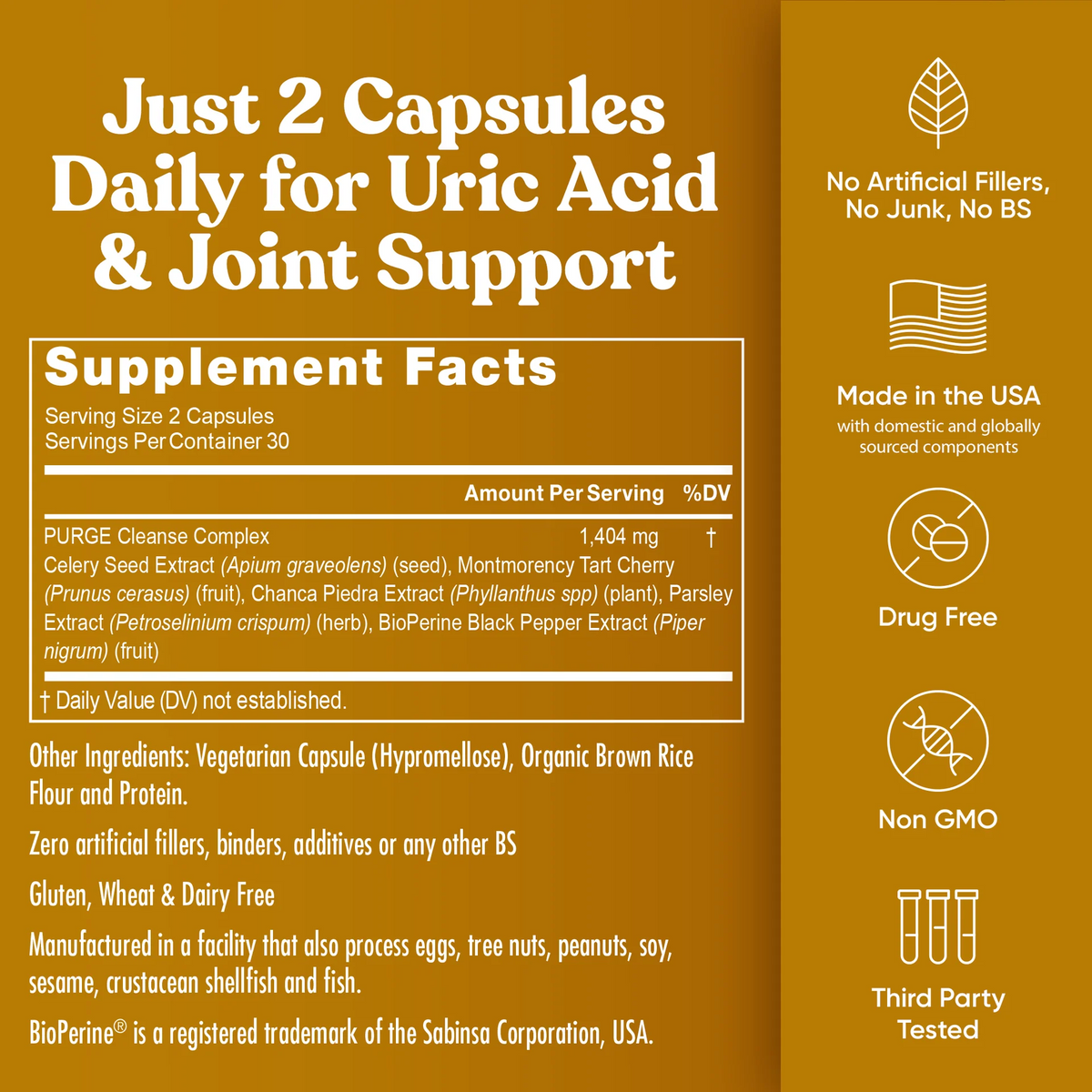 Urisel® Uric Acid Cleanse Capsules